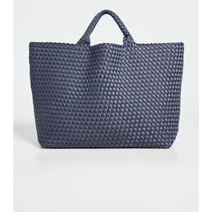 Naghedi large tote- anchor blue- EUC